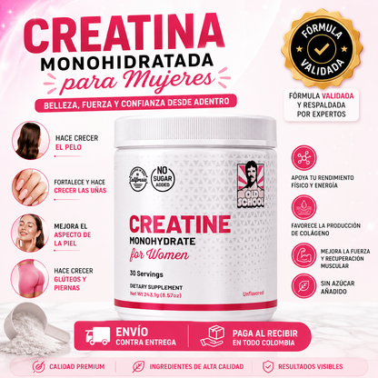 Creatina: Más Fuerza, Más Glúteo, Más Recuperación