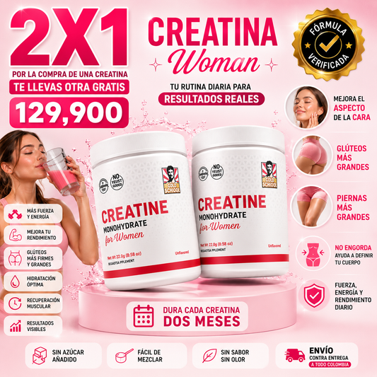 Creatina: Más Fuerza, Más Glúteo, Más Recuperación