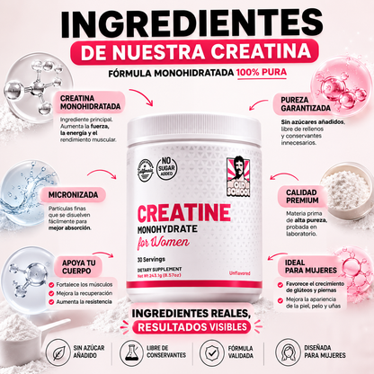 Creatina: Más Fuerza, Más Glúteo, Más Recuperación